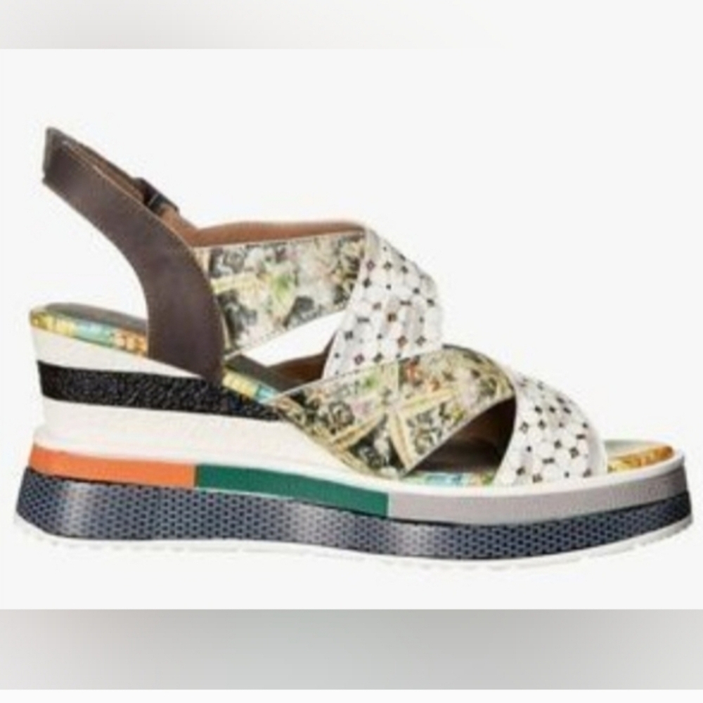 L'Artiste Spring Step Colorful Women's Platform Sandals